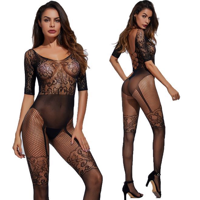 Veysira Aurelia Bodystocking with Elbow-Length Sleeves