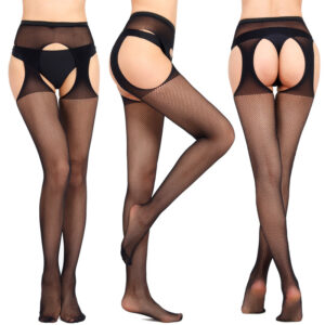 Veysira Smooth Mesh Garter Stockings