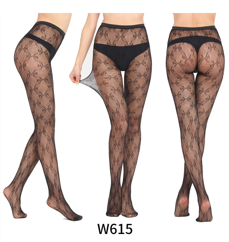 Veysira Floral Vine Mesh Tights