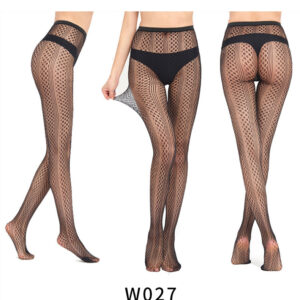 Veysira Micro-Diamond Fishnet Tights