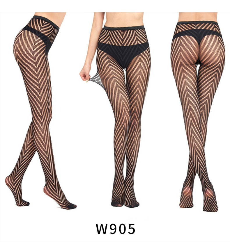 Veysira Chevron Mesh Tights