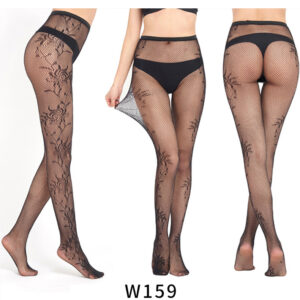 Veysira Fine Vine-Detail Tights
