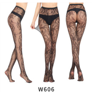 Veysira Baroque Floral Tights