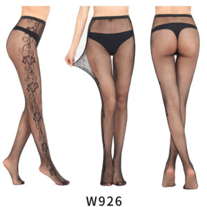 Veysira Floral-Front Mesh Tights